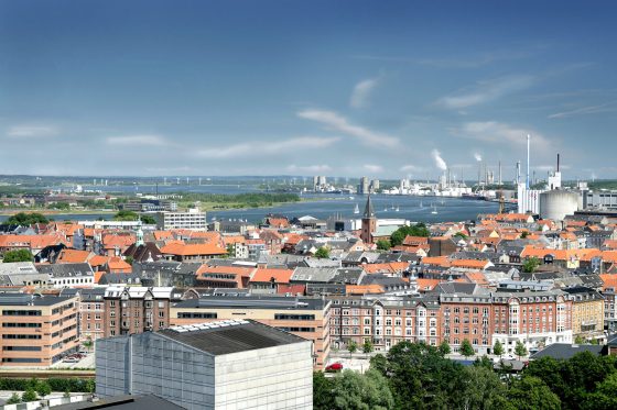 Aalborg Portland i udkanten af Aalborg by