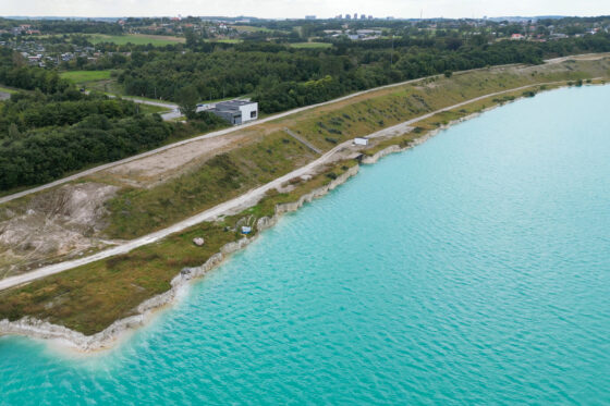 Aalborg Portland kridtgrav med køleanlæg